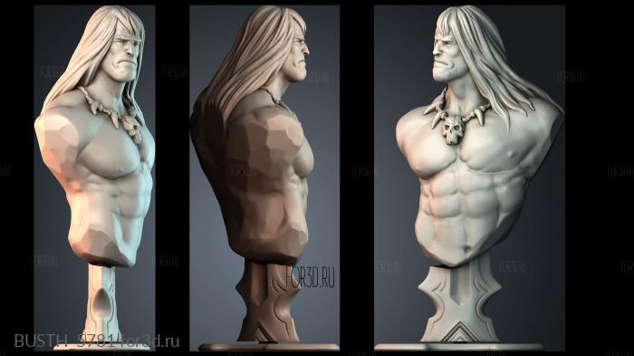 BUSTH_5781 stl model for CNC