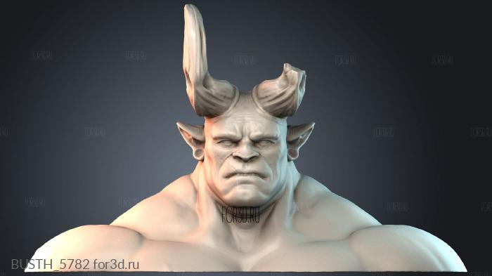 BUSTH_5782 stl model for CNC