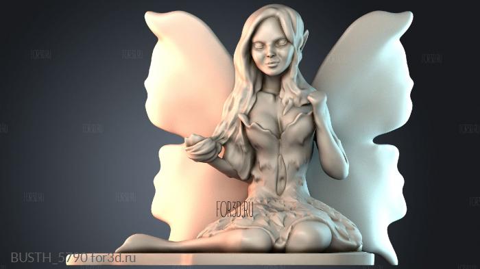 BUSTH_5790 stl model for CNC