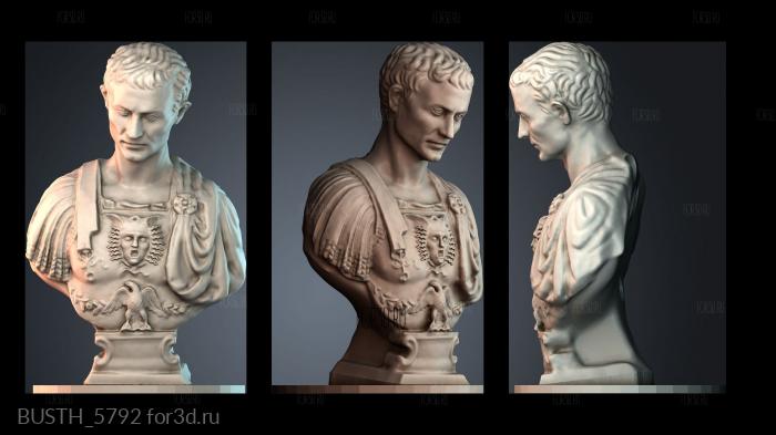 BUSTH_5792 stl model for CNC