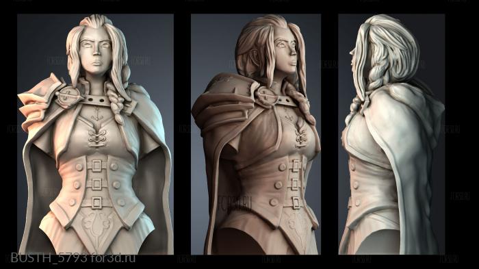 BUSTH_5793 stl model for CNC