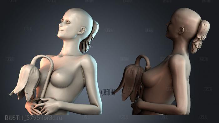 BUSTH_5795 stl model for CNC