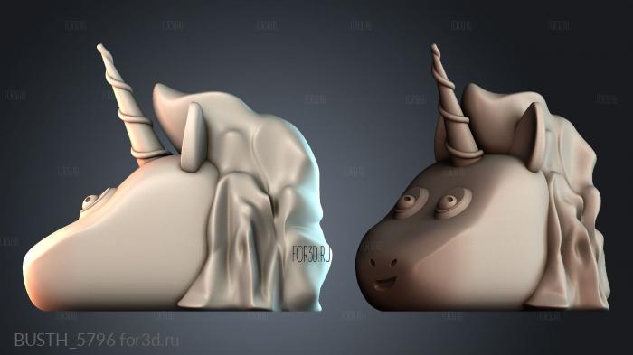 BUSTH_5796 stl model for CNC