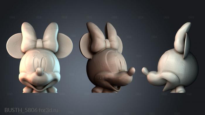 BUSTH_5806 stl model for CNC