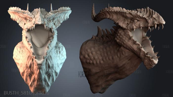 BUSTH_5810 stl model for CNC
