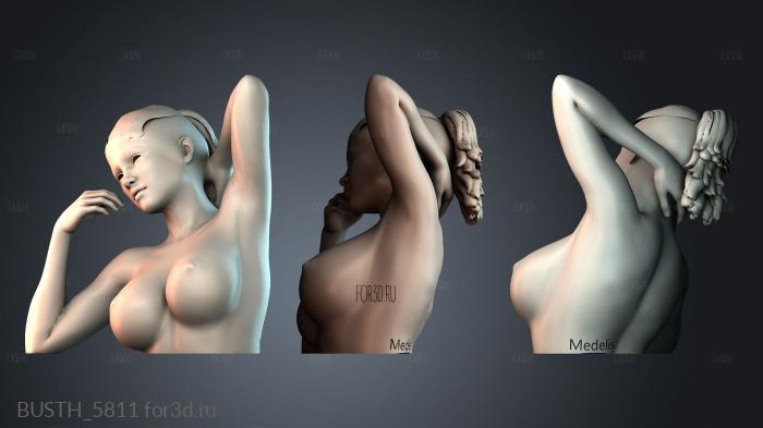 BUSTH_5811 stl model for CNC