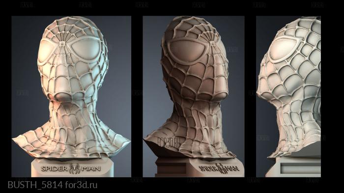 BUSTH_5814 stl model for CNC