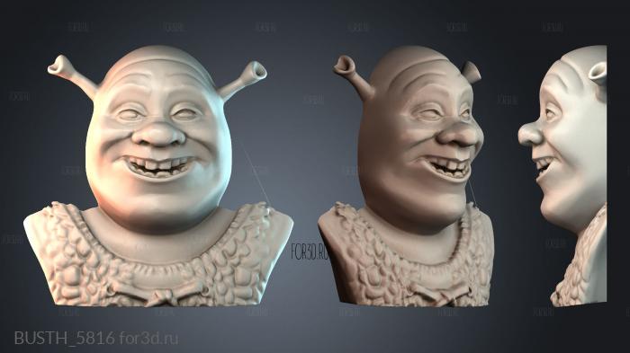 BUSTH_5816 stl model for CNC