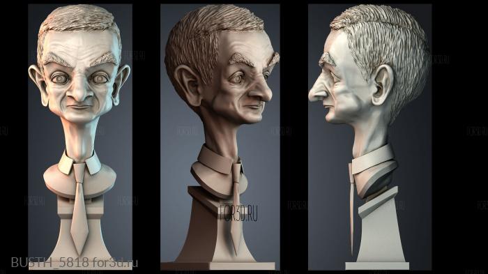 BUSTH_5818 stl model for CNC