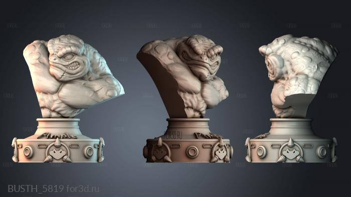 BUSTH_5819 stl model for CNC