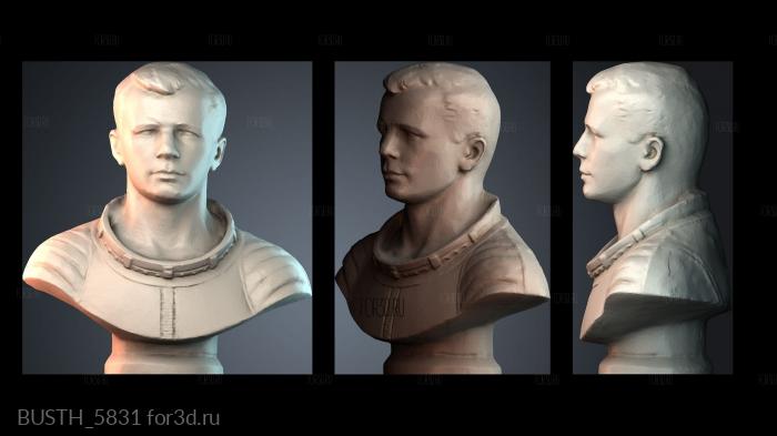 BUSTH_5831 stl model for CNC