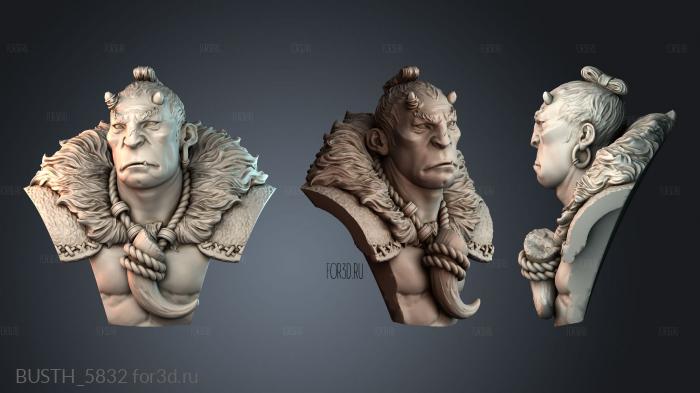 BUSTH_5832 stl model for CNC