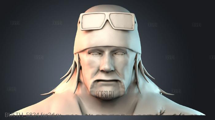 BUSTH_5834 stl model for CNC