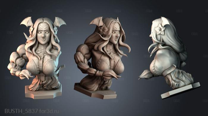 BUSTH_5837 stl model for CNC