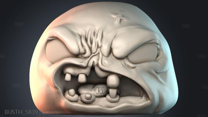 BUSTH_5839 stl model for CNC