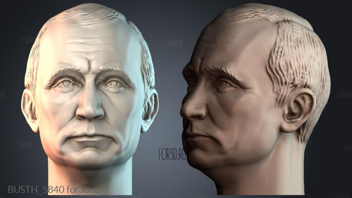 BUSTH_5840 stl model for CNC