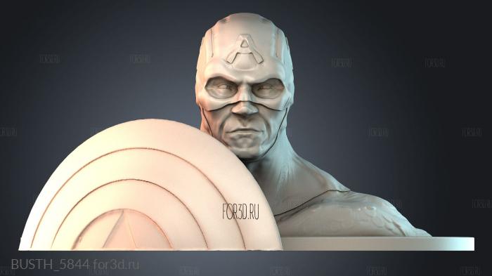 BUSTH_5844 stl model for CNC