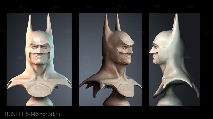 BUSTH_5845 stl model for CNC