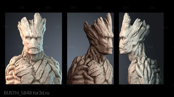 BUSTH_5848 stl model for CNC