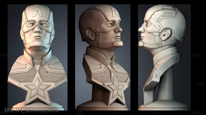 BUSTH_5850 stl model for CNC