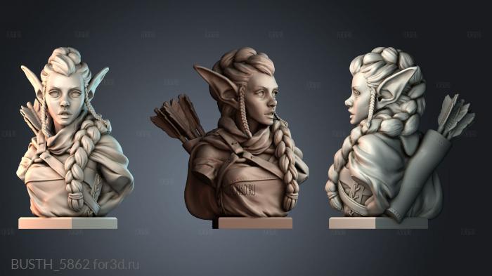 BUSTH_5862 stl model for CNC