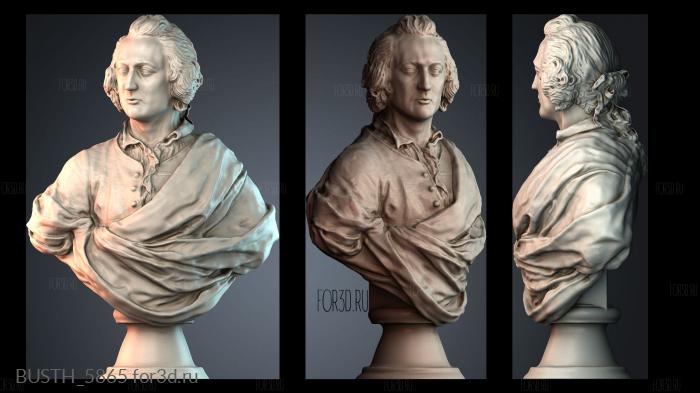 BUSTH_5865 stl model for CNC