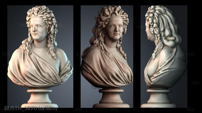 BUSTH_5870 stl model for CNC