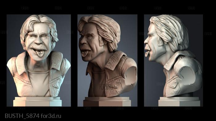 BUSTH_5874 stl model for CNC