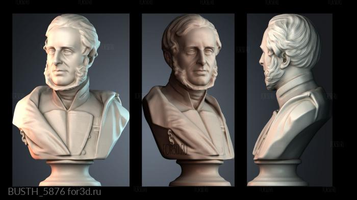 BUSTH_5876 stl model for CNC