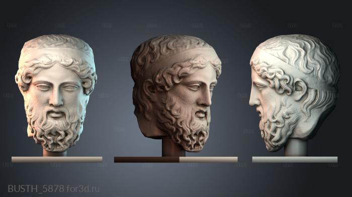 BUSTH_5878 stl model for CNC