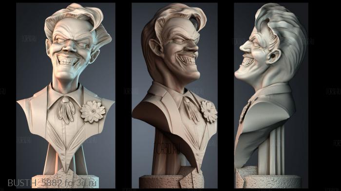 BUSTH_5882 stl model for CNC