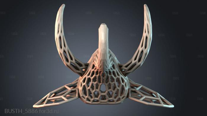 BUSTH_5886 stl model for CNC
