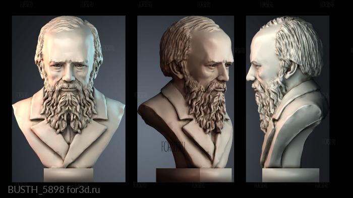 BUSTH_5898 stl model for CNC
