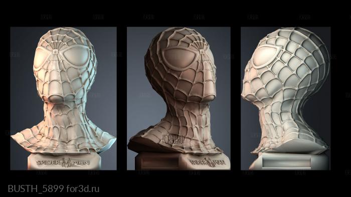 BUSTH_5899 stl model for CNC