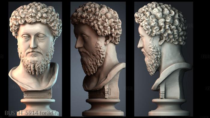 BUSTH_5914 stl model for CNC