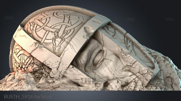 BUSTH_5916 stl model for CNC