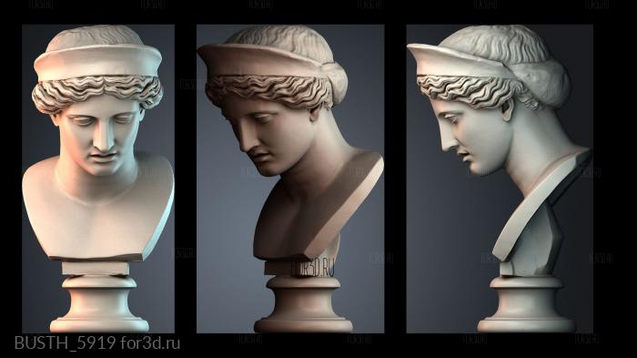 BUSTH_5919 stl model for CNC