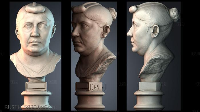 BUSTH_5920 stl model for CNC