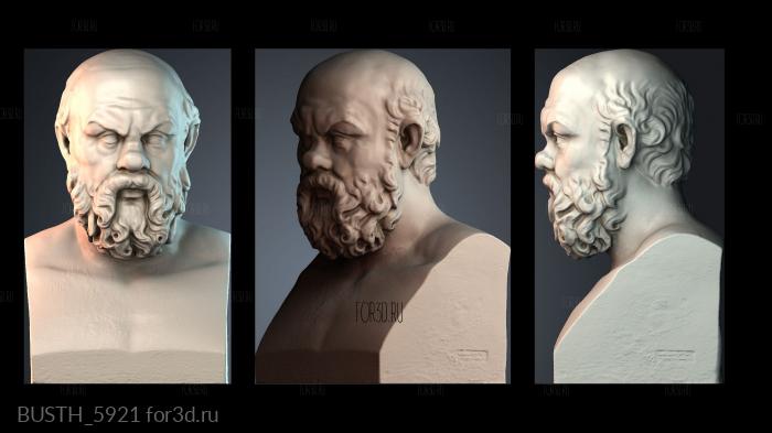 BUSTH_5921 stl model for CNC