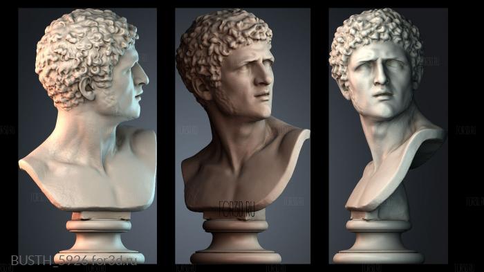 BUSTH_5926 stl model for CNC