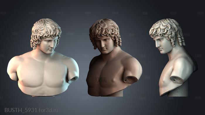 BUSTH_5931 stl model for CNC