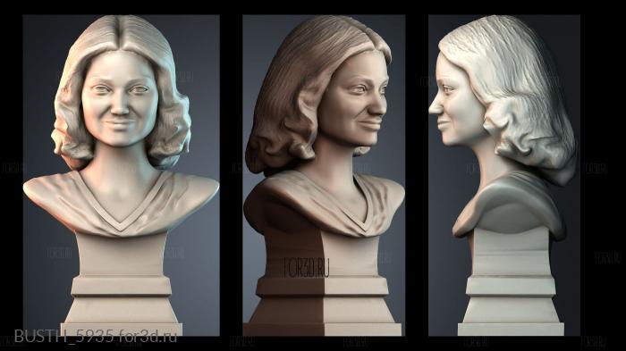BUSTH_5935 stl model for CNC