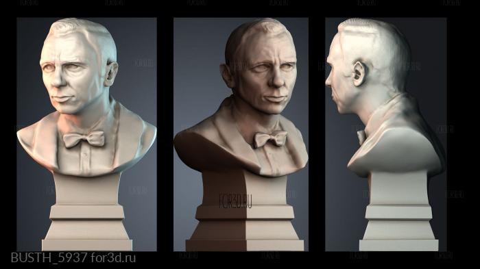 BUSTH_5937 stl model for CNC