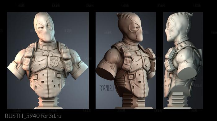 BUSTH_5940 stl model for CNC