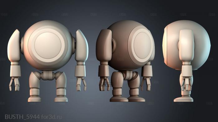 BUSTH_5944 stl model for CNC