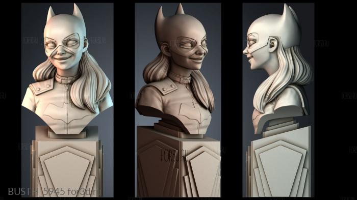 BUSTH_5945 stl model for CNC