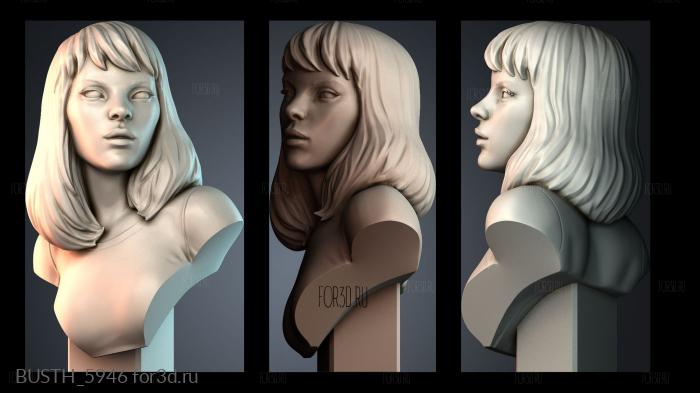 BUSTH_5946 stl model for CNC