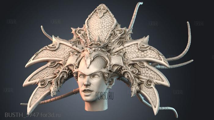 BUSTH_5947 stl model for CNC