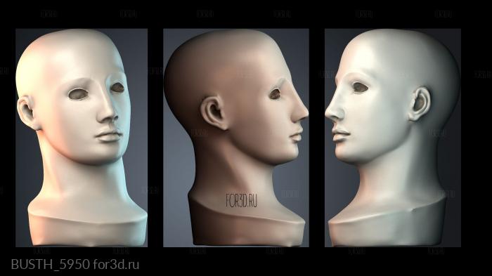 BUSTH_5950 stl model for CNC