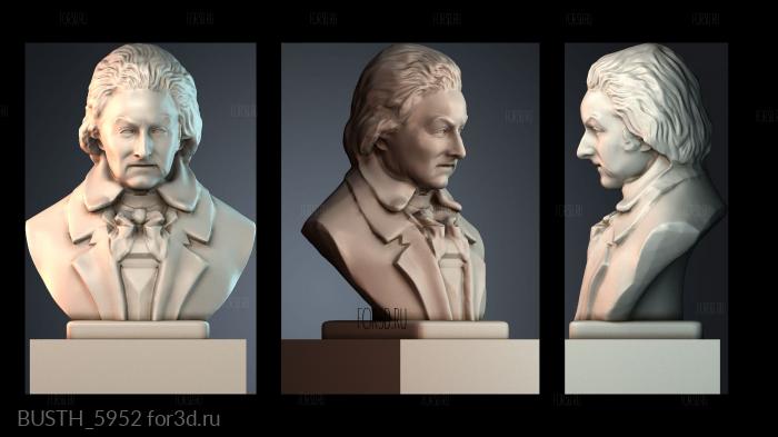 BUSTH_5952 stl model for CNC